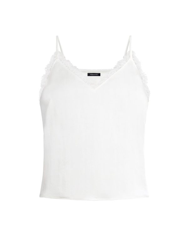 Bcbg V-Neck Lace Trim Cami - Image 7