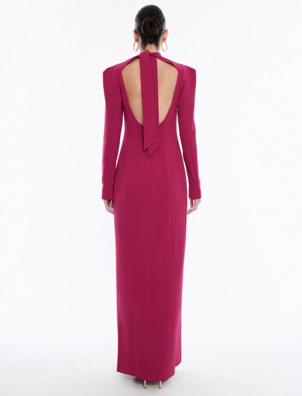 Bcbg Beatrix Mock Neck Gown GRANITE - Image 2