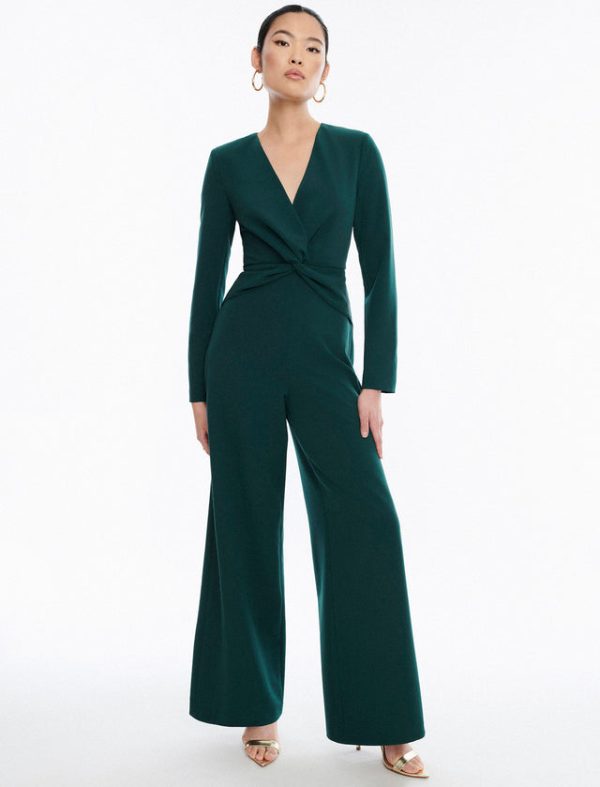 Bcbg Fulton Twist Front Jumpsuit Ponderosa Pine - Image 2