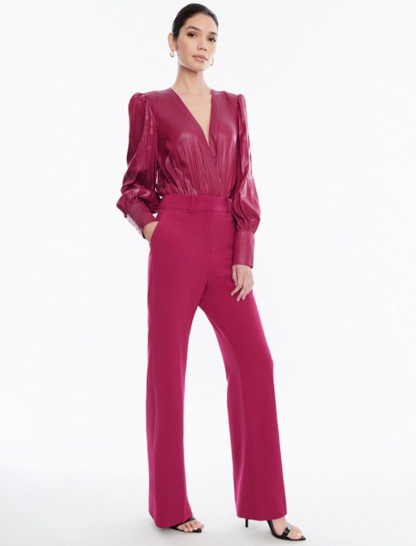 Bcbg Tailored Wide-Leg Trouser GRANITE - Image 3