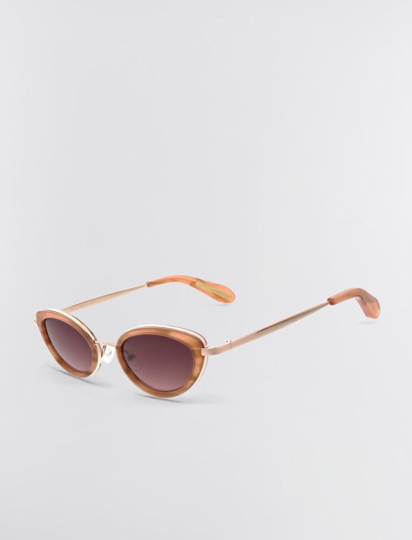 Bcbg Oval Classic 1994 Sunglasses Rose Gold/Blush