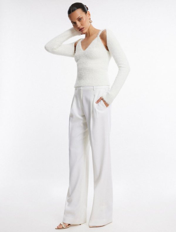 Bcbg Sweater Tank & Shrug Set Gardenia - Image 3