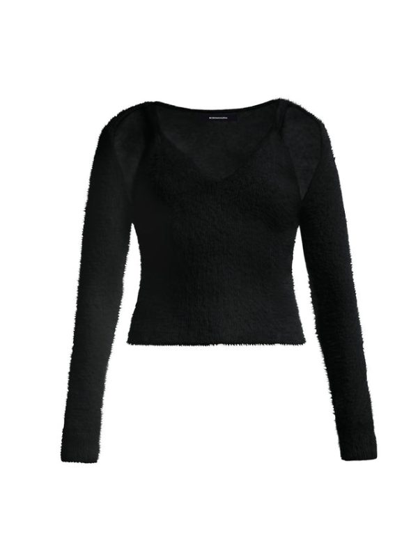 Bcbg Sweater Tank & Shrug Set Black - Image 8