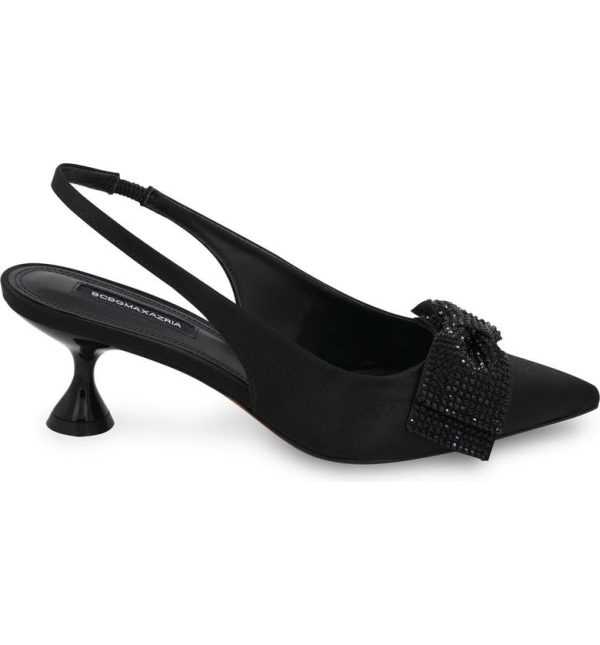 Bcbg Archie Pointed Toe Slingback Pump Black - Image 2