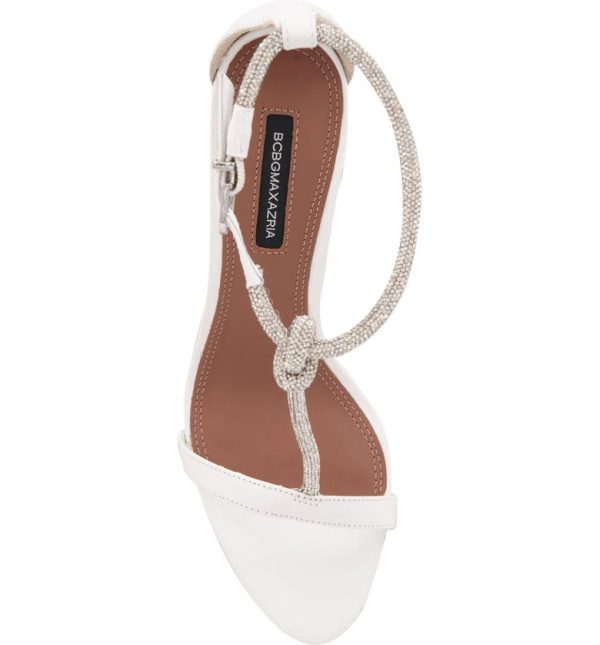 Bcbg Trinnia T-Strap Sandal White - Image 6