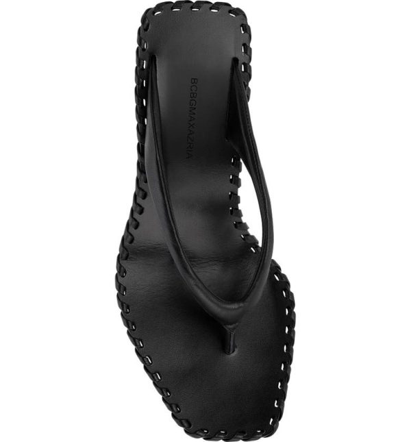 Bcbg Mimi Sandal Black Leather - Image 7