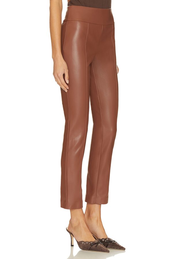 Bcbg Leather Pant Caramel - Image 2