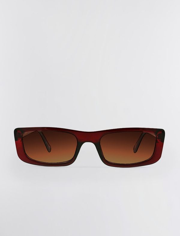 Bcbg Modern Icon Rectangle Sunglasses Blush - Image 2