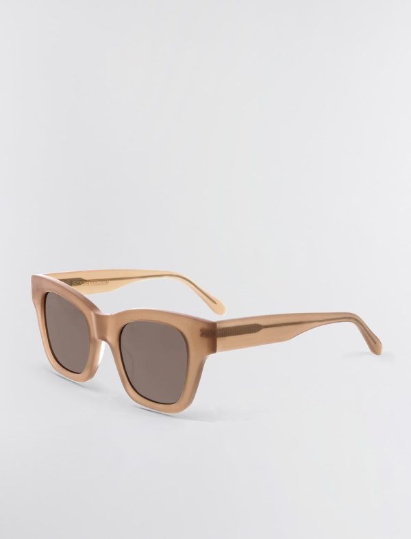 Bcbg Modern Muse Square Sunglasses Nude