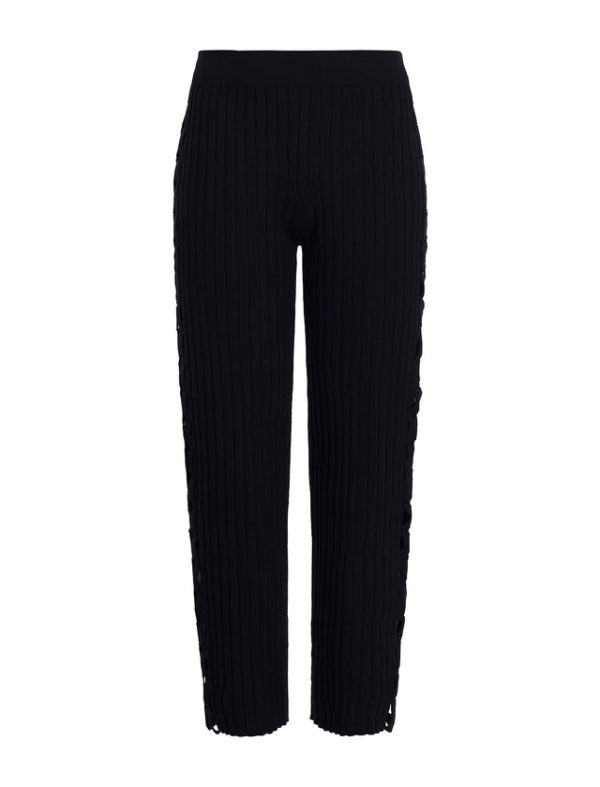 Bcbg Knit Cutout Pant Black - Image 7