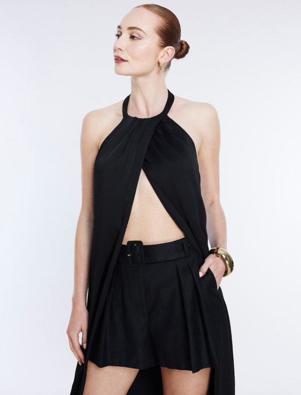 Bcbg Halter Tunic Top Black - Image 6