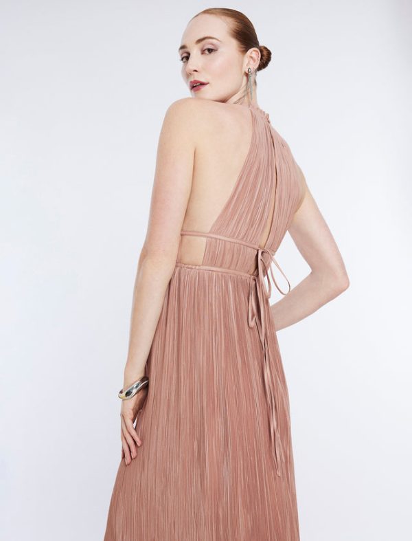 Bcbg Helenia Evening Gown Cafe Au Lait - Image 6