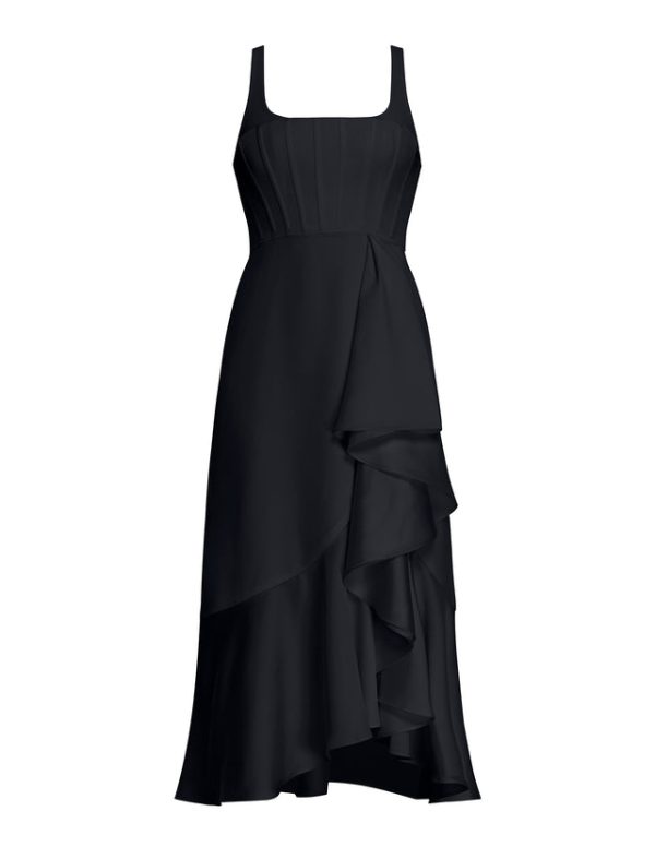 Bcbg Alloria Sleeveless Cocktail Dress Black - Image 7