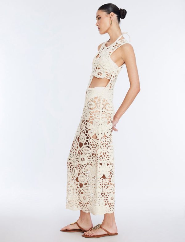 Bcbg Rafaela Lace Dress Natural - Image 3