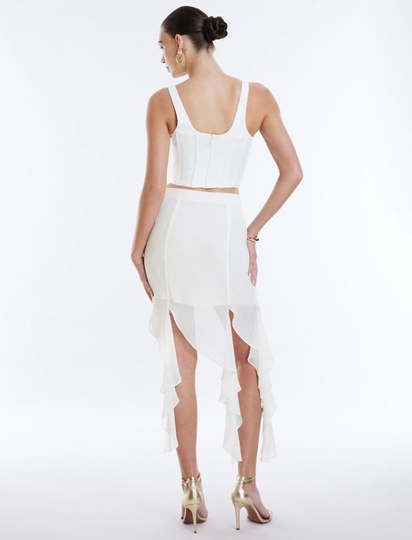 Bcbg Sleeveless Corset Top Gardenia - Image 4