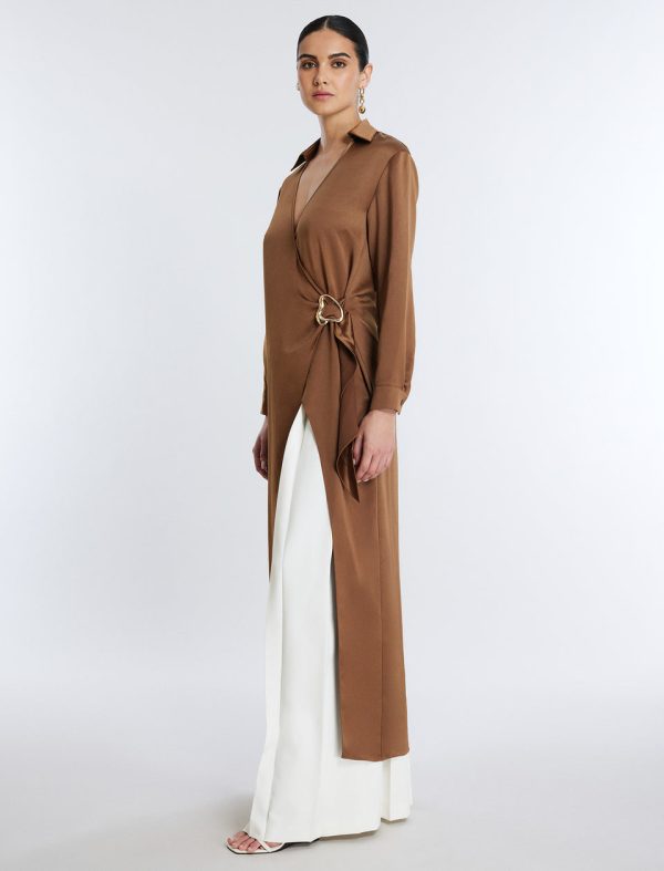 Bcbg Millie Wrap Tunic Top - Image 3