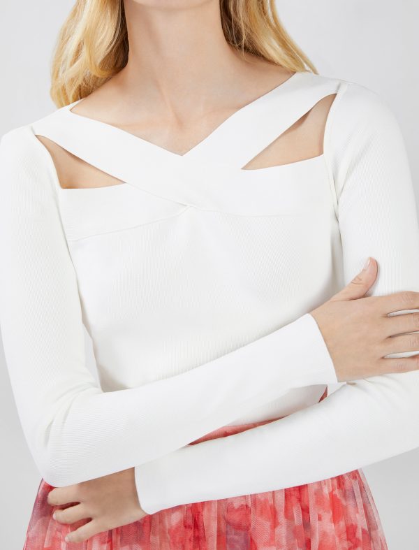 Bcbg Crisscross Long Sleeve Top - Image 2