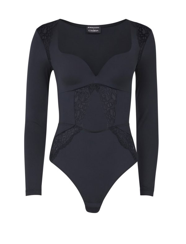 Bcbg Delaney Long Sleeve Teddy Bodysuit - Image 10