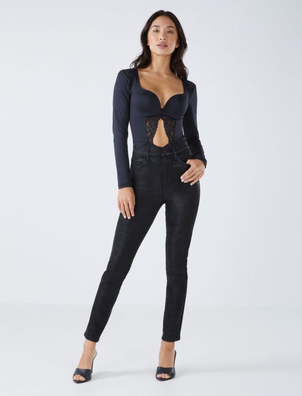 Bcbg Delaney Long Sleeve Teddy Bodysuit - Image 13