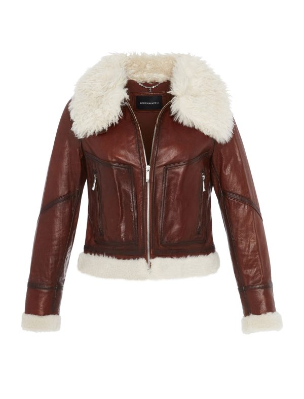 Bcbg Derby Fur-Lined Moto Jacket - Image 4