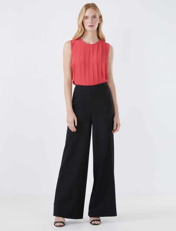 Bcbg Double Georgette Tucked Top