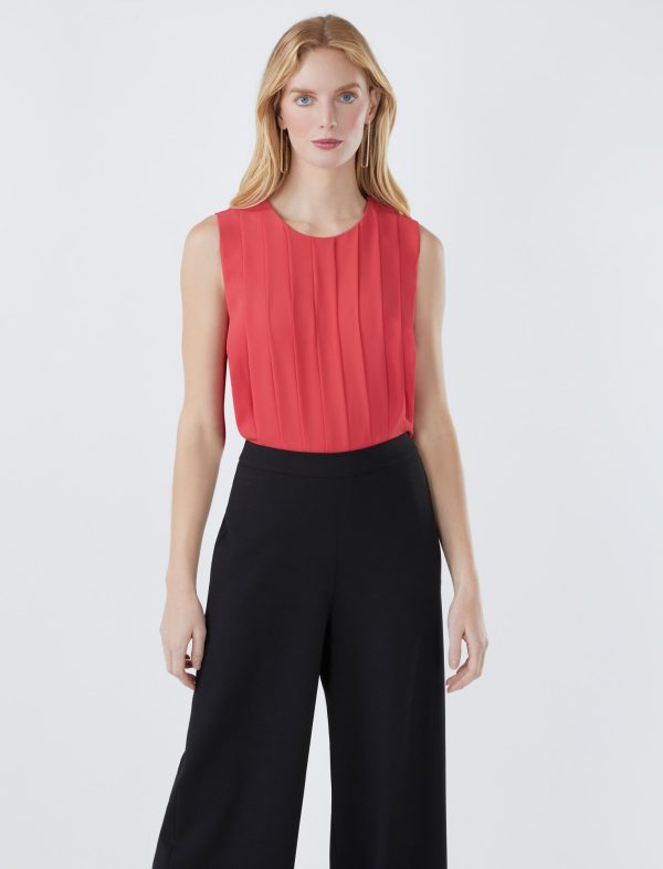 Bcbg Double Georgette Tucked Top - Image 2