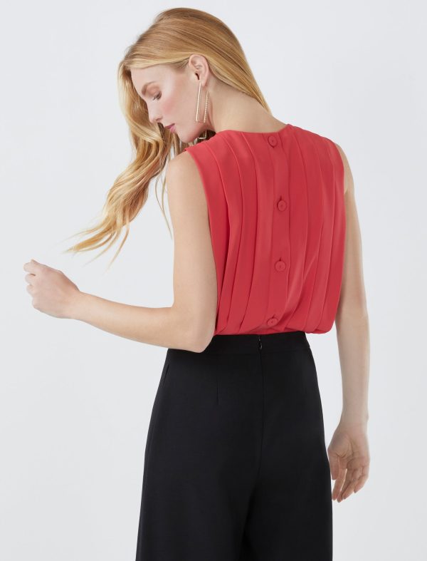 Bcbg Double Georgette Tucked Top - Image 11