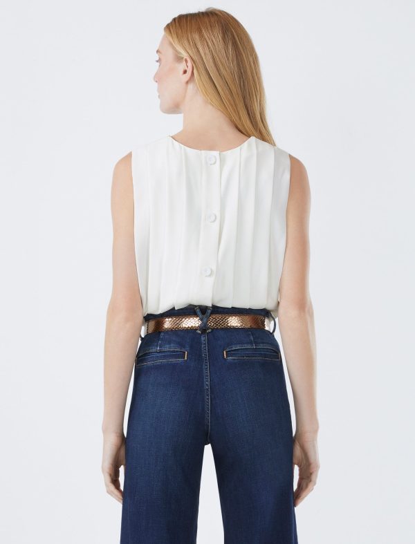 Bcbg Double Georgette Tucked Top - Image 16