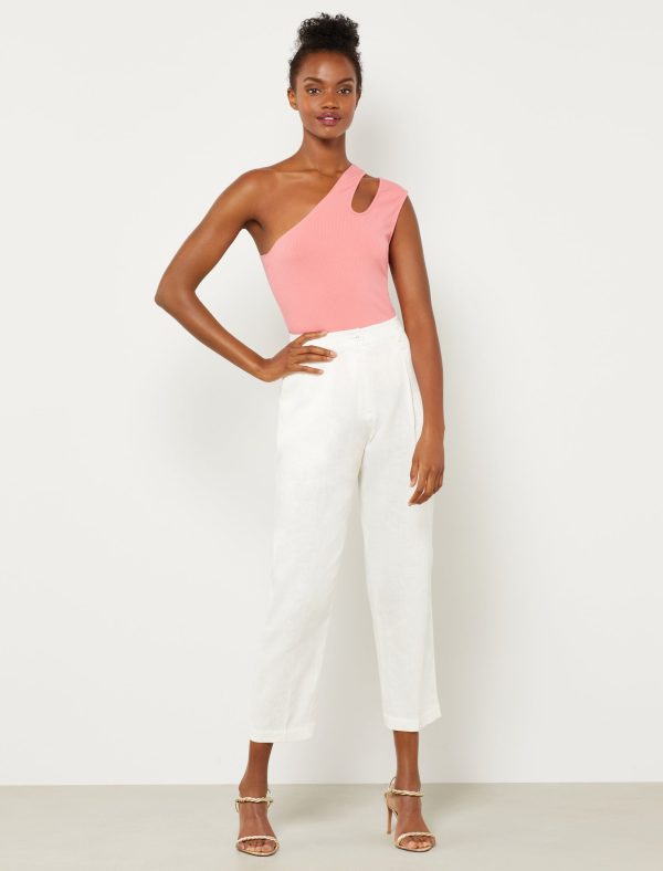 Bcbg Double Strap One Shoulder Tank Top - Image 2