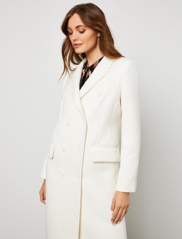 Bcbg Double-Breasted Fitted Coat - Image 2