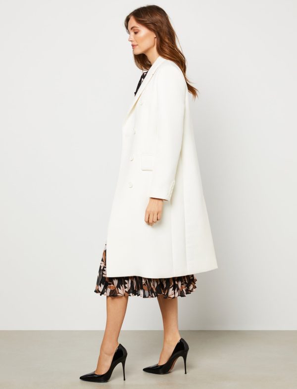 Bcbg Double-Breasted Fitted Coat - Image 4