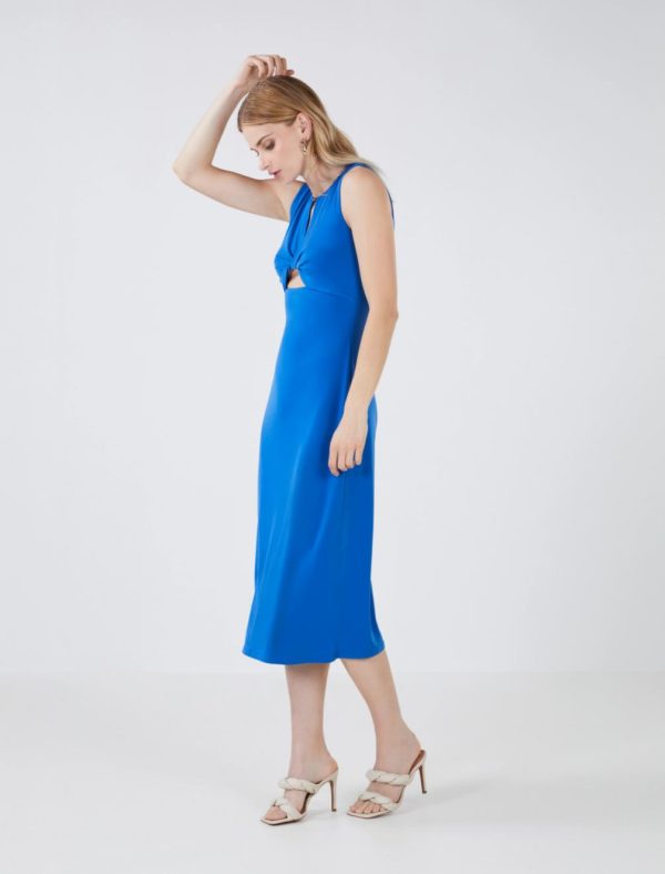 BCBG ELOISE MIDI DRESS - PRINCESS BLUE - Image 3