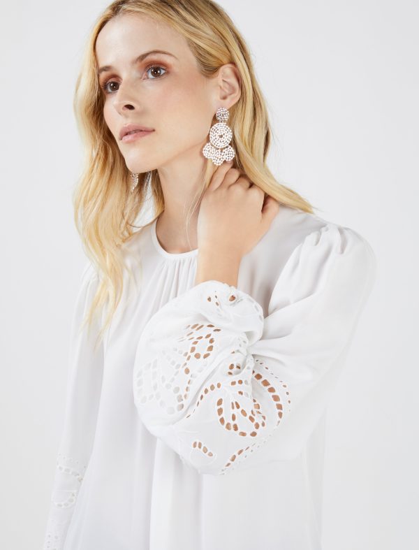 Bcbg Embroidered Eyelet Top - Image 2