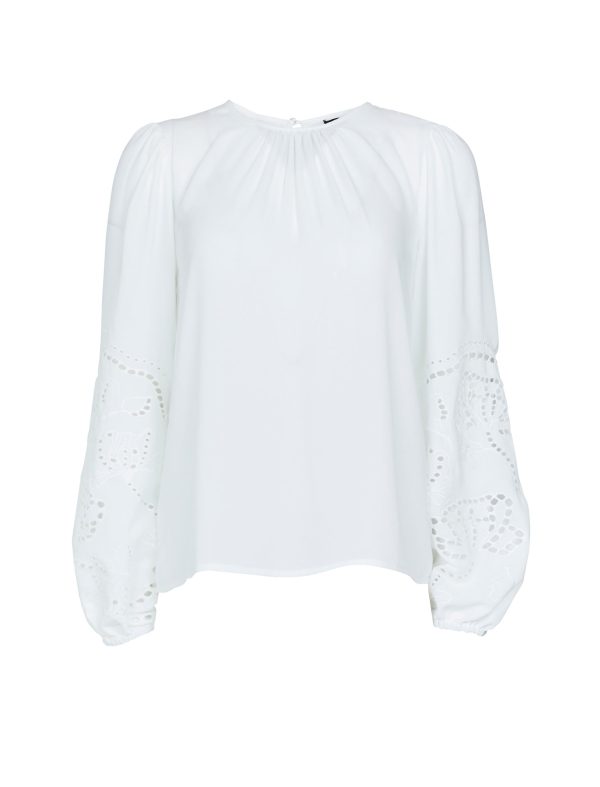 Bcbg Embroidered Eyelet Top - Image 4