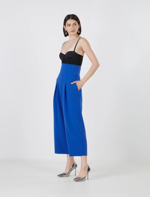 BCBG EMILIANO CORSET TROUSER - MAZARINE BLUE - Image 3