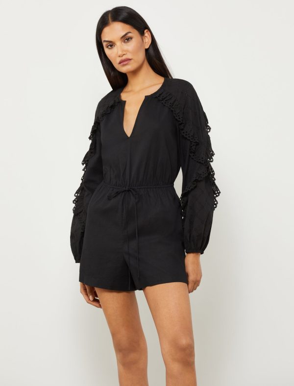 Bcbg Eyelet Sleeve Jumpsuit - Image 2