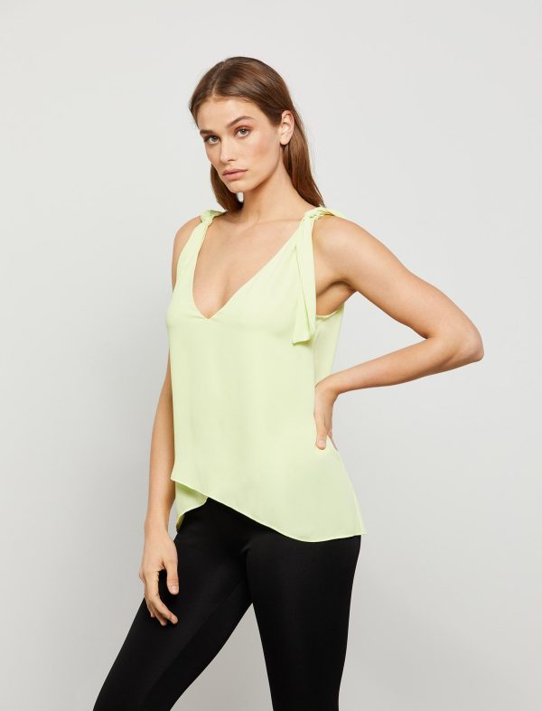 Bcbg Falon Tie-Strap Sleeveless Top