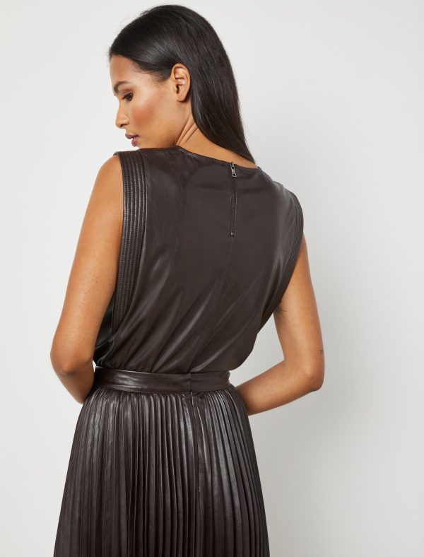 Bcbg Faux Leather Tank - Image 5