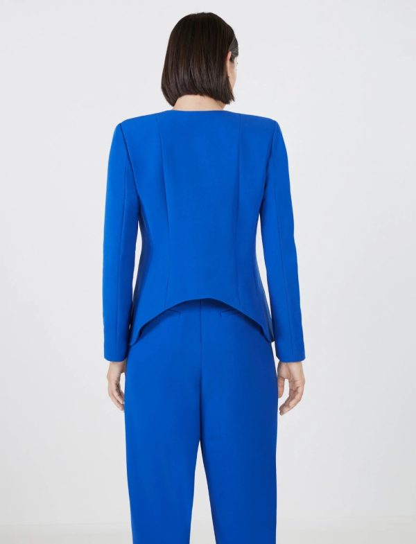 BCBG ALONZO STRUCTURED BLAZER - MAZARINE BLUE - Image 5