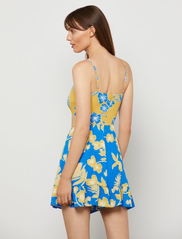 Bcbg Floral Ruffle Romper - Image 5