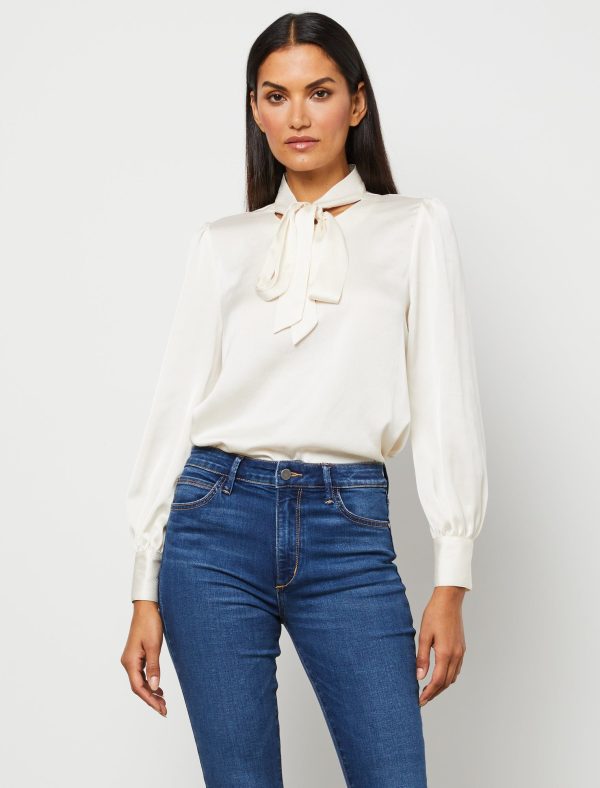 Bcbg Francine Neck Tie Top