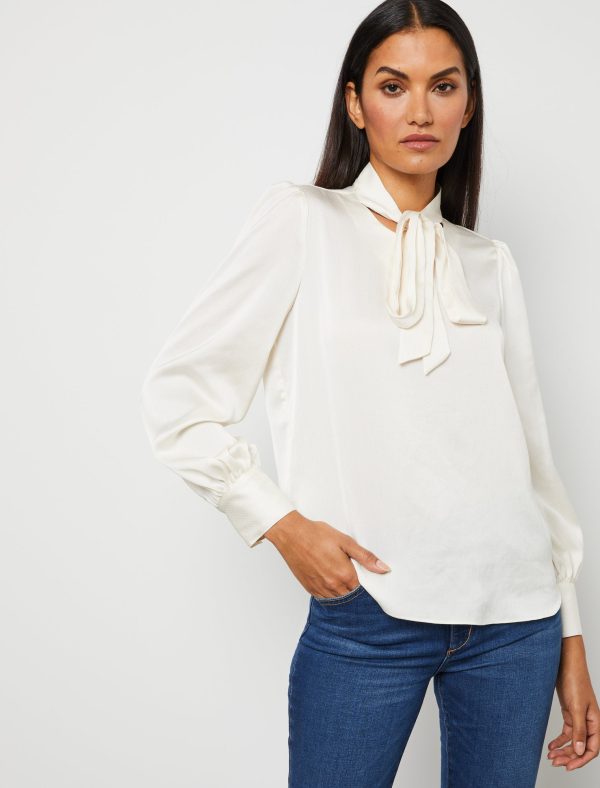 Bcbg Francine Neck Tie Top - Image 7