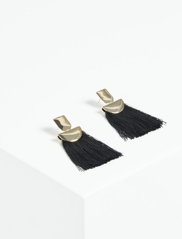 Bcbg Fringe Statement Earrings