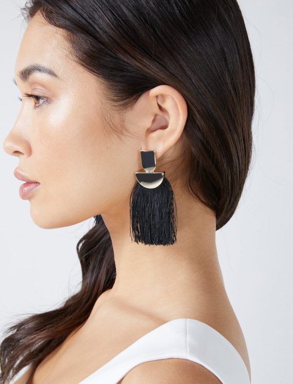 Bcbg Fringe Statement Earrings - Image 2