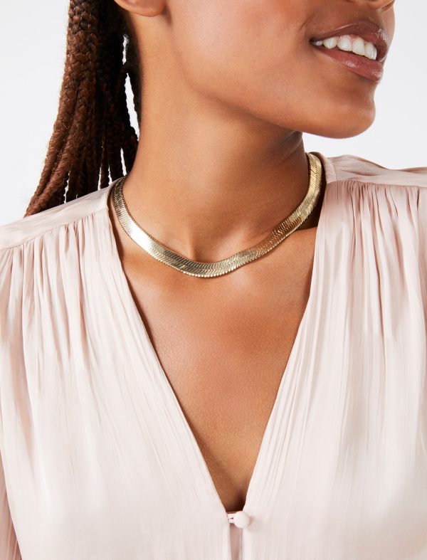 Bcbg Herringbone Layering Necklace