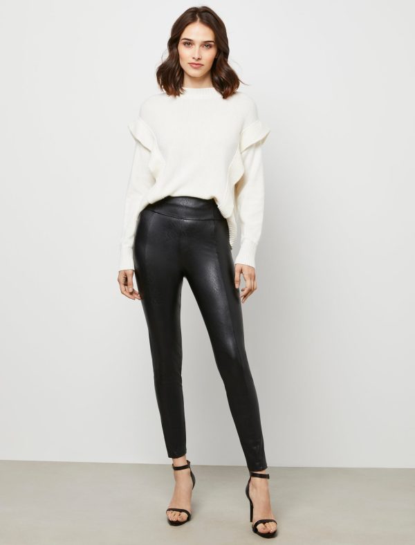 Bcbg High-Waist Stretch Faux Leather Legging