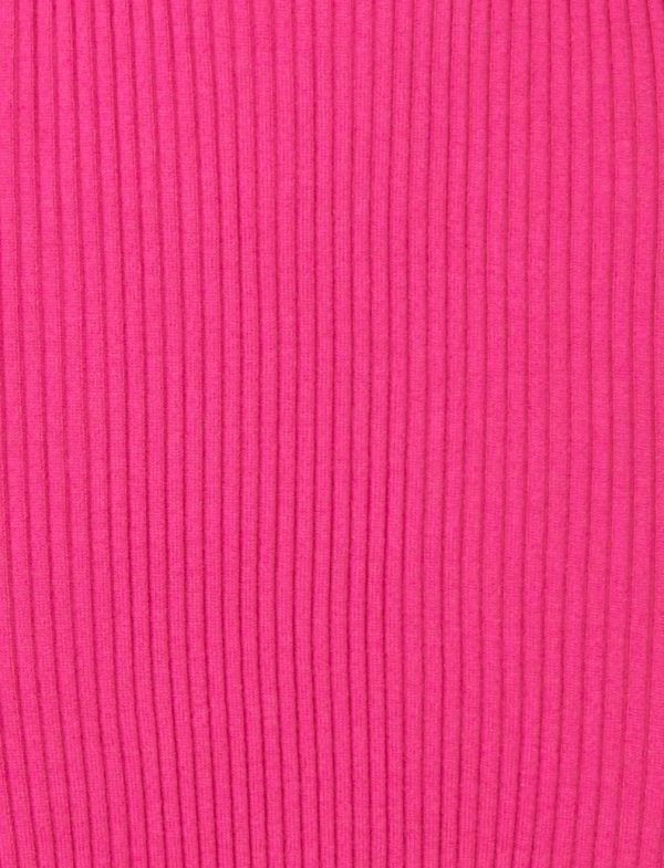 BCBG ISMERLDA WOOL KNIT DRESS - PINK PEACOCK - Image 6