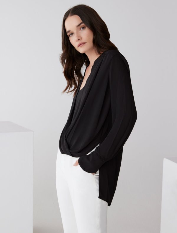 Bcbg Jaklyn Draped Front Blouse - Image 2