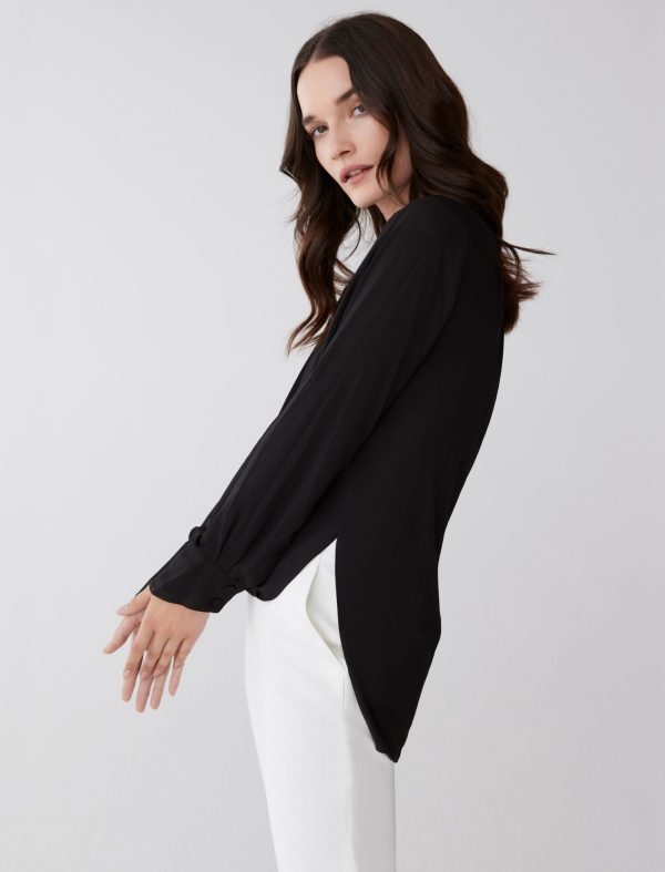 Bcbg Jaklyn Draped Front Blouse - Image 3