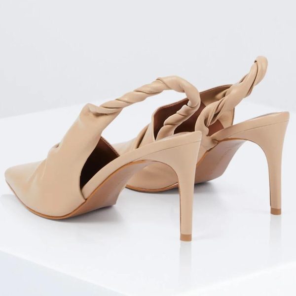 BCBG JINDA D'ORSAY PUMP HEEL - TAN - Image 2